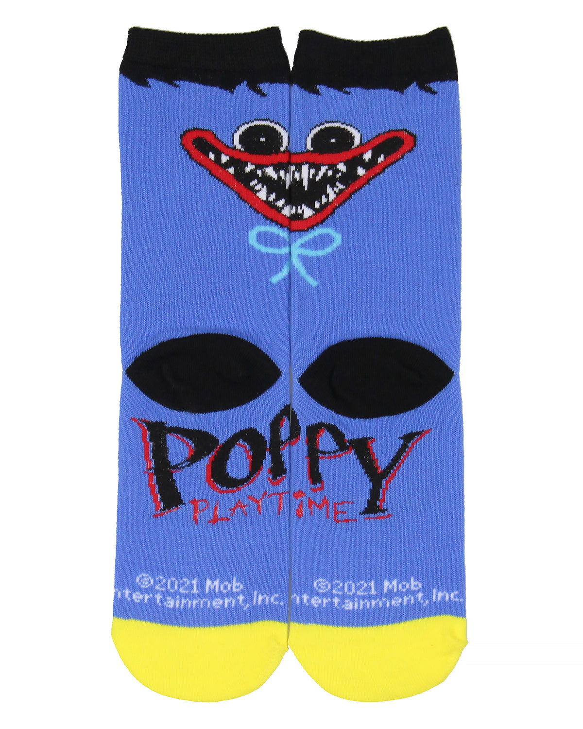 Poppy Playtime Youth Huggy Character Design Crew Socks For Boys And Girls