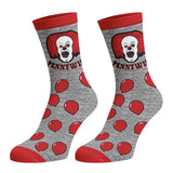Horror Themed Men's It Nightmare On Elm Street Friday The 13th 3-Pack Crew Socks