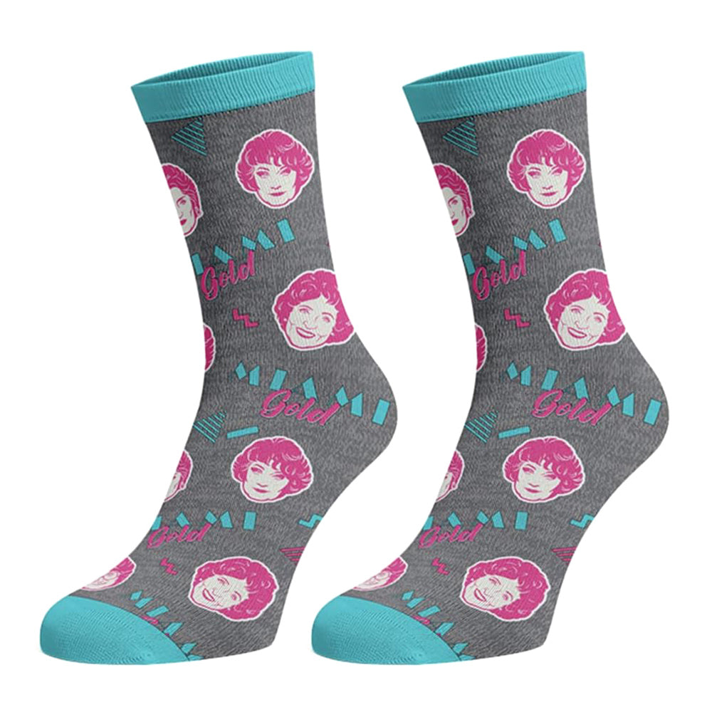 The Golden Girls Men's Keep Calm And Eat Cheesecake 3-Pack Adult Crew Socks