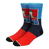 DC Comics Justice League Men's The Flash Batman Superman Adult 3-Pack Crew Socks