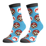 Nintendo Super Mario Men's Bowser Donkey Kong Mario 3-Pack Adult Crew Socks