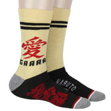 Naruto Shippuden Men's Clan Logos 3-Pack Adult Mid-Calf Crew Socks Size 8-12