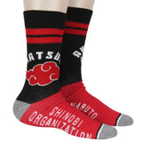 Naruto Shippuden Men's Clan Logos 3-Pack Adult Mid-Calf Crew Socks Size 8-12