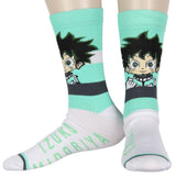 My Hero Academia Socks  Men's Character Design 3 Pack Adult Mid-Calf Crew Socks