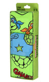 Teenage Mutant Ninja Turtles Men's Turtle Power 3-Pack Adult Mid-Calf Crew Socks
