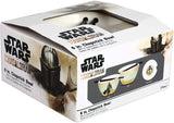 Star Wars The Mandalorian Ceramic Ramen Noodle Bowl with Chopsticks