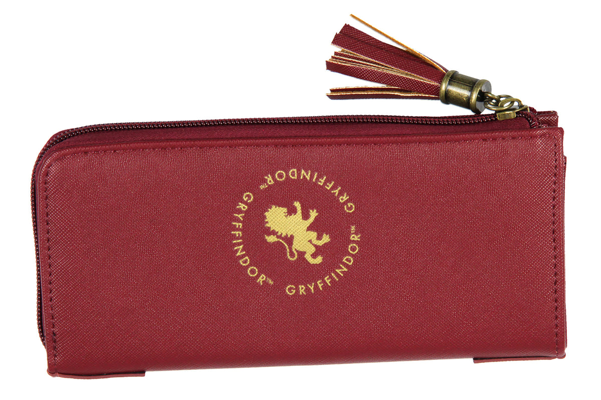 Harry Potter Wallet Hogwarts Houses Faux Leather Clutch Wallet For Women