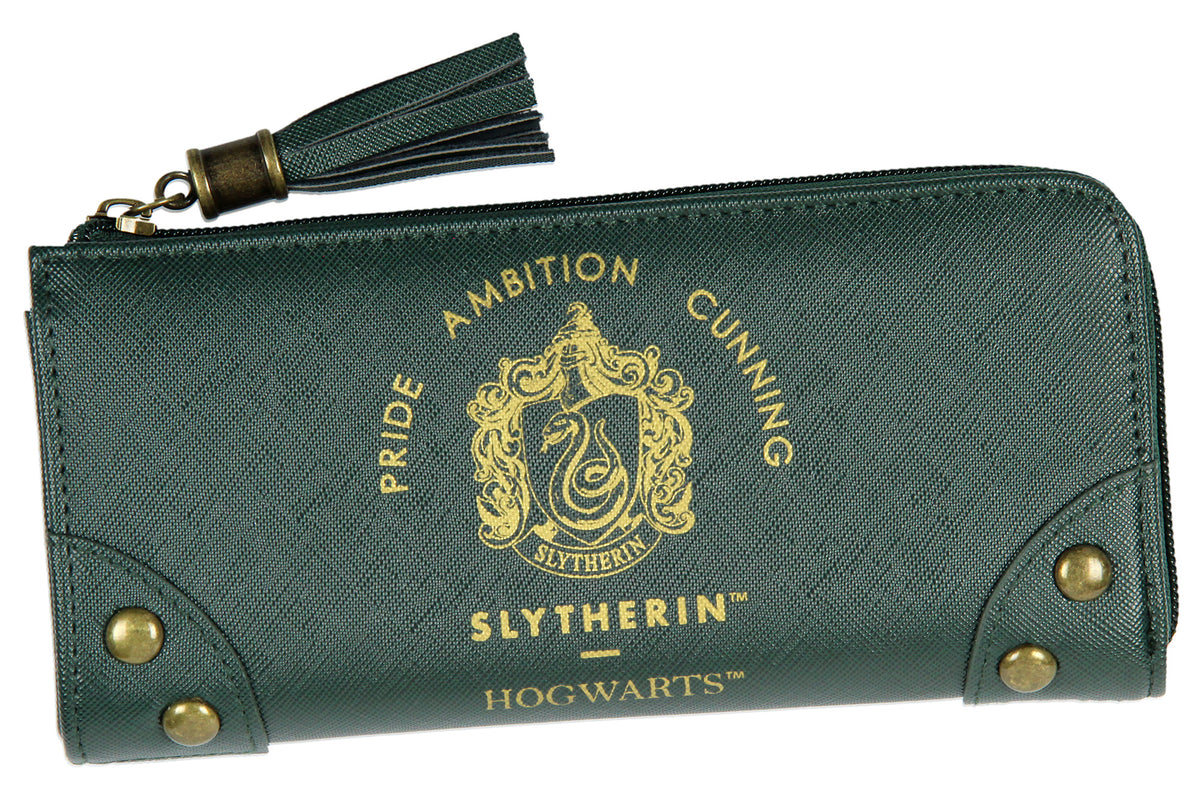 Harry Potter Wallet Hogwarts Houses Faux Leather Clutch Wallet For Women