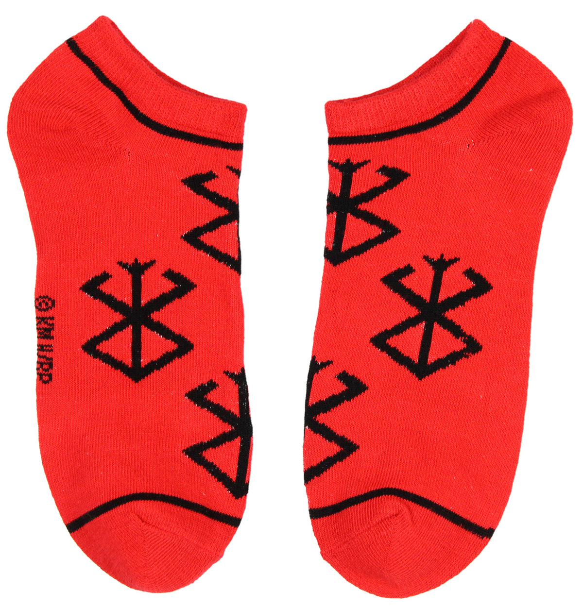 Berserk Socks Anime Guts Brand Of Sacrifice 5 Pack Mens No Show Ankle Socks