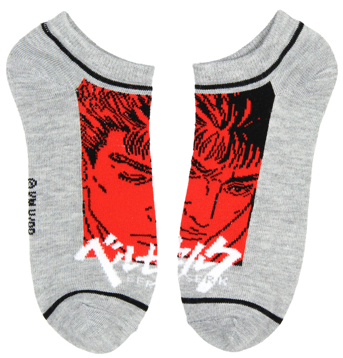 Berserk Socks Anime Guts Brand Of Sacrifice 5 Pack Mens No Show Ankle Socks