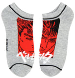 Berserk Socks Anime Guts Brand Of Sacrifice 5 Pack Mens No Show Ankle Socks