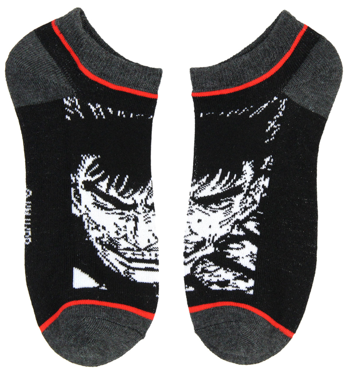 Berserk Socks Anime Guts Brand Of Sacrifice 5 Pack Mens No Show Ankle Socks