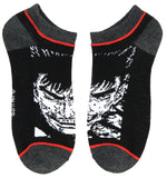 Berserk Socks Anime Guts Brand Of Sacrifice 5 Pack Mens No Show Ankle Socks