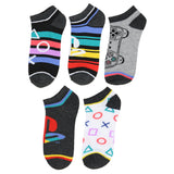 PlayStation Socks Video Game Console 5 Pack Adult No Show Ankle Socks