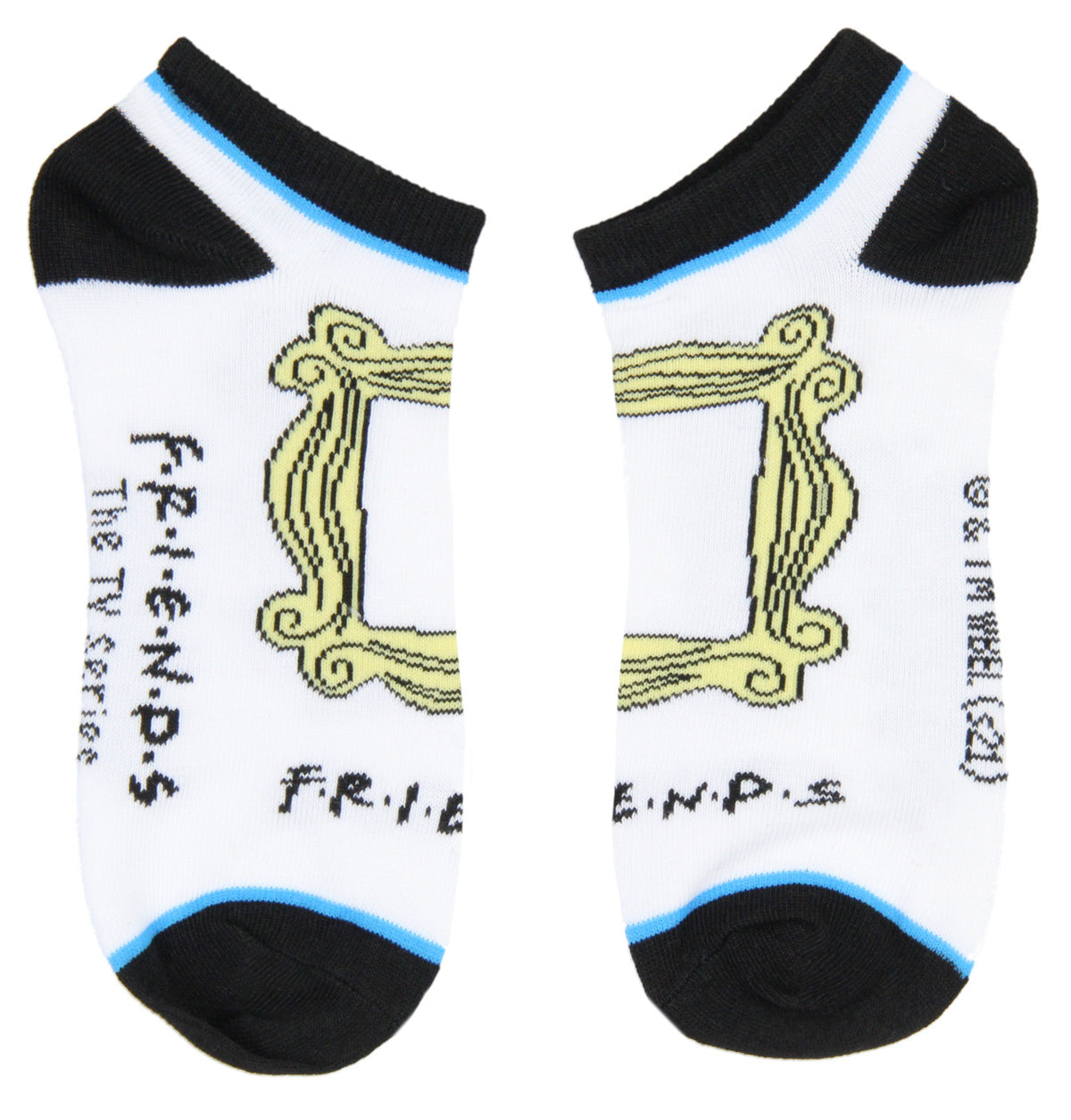 Friends TV Show Socks Pivot Pivot Mix and Match Adult Ankle Socks 5 Pack