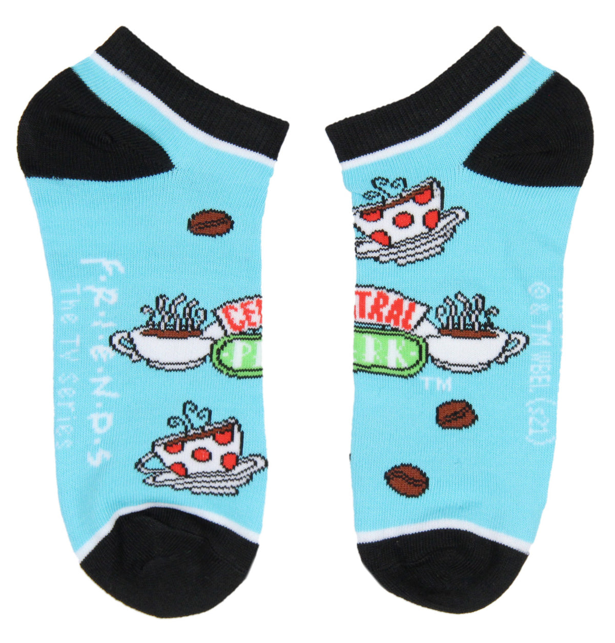 Friends TV Show Socks Pivot Pivot Mix and Match Adult Ankle Socks 5 Pack