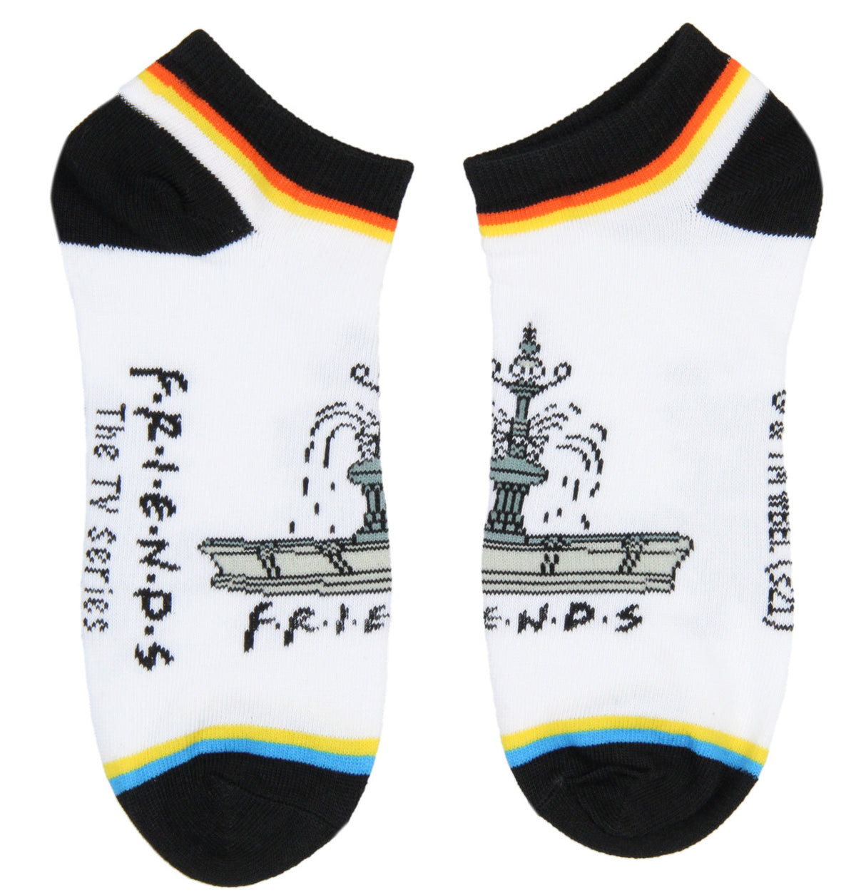 Friends TV Show Socks Pivot Pivot Mix and Match Adult Ankle Socks 5 Pack