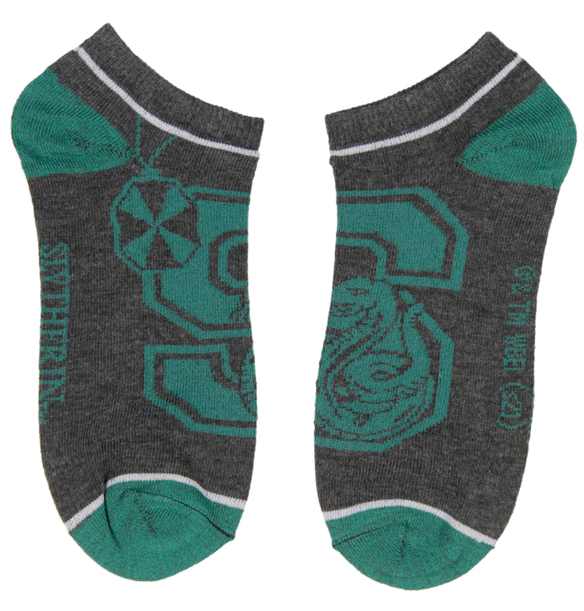 Harry Potter Adult Hogwarts Houses Varsity Logo Mix and Match Ankle Socks 5 Pack