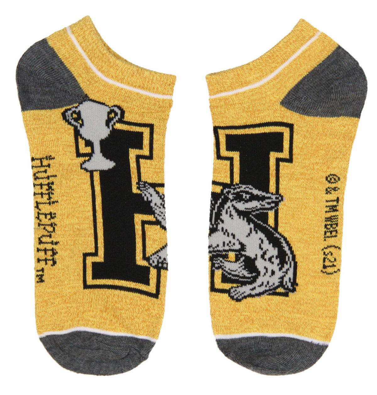 Harry Potter Adult Hogwarts Houses Varsity Logo Mix and Match Ankle Socks 5 Pack