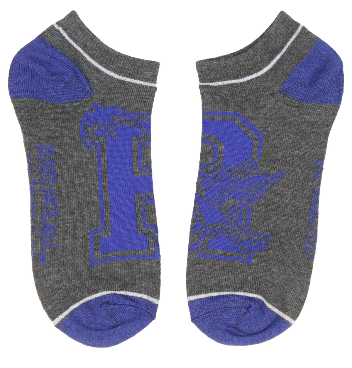 Harry Potter Adult Hogwarts Houses Varsity Logo Mix and Match Ankle Socks 5 Pack