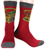 Harry Potter Socks House Crest and Animal Designs 5 Pack Adult Crew Socks