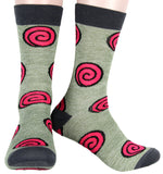 Naruto Shippuden Socks Uchiha Akatsuki Uzumaki Clan 5 Pack Adult Crew Socks