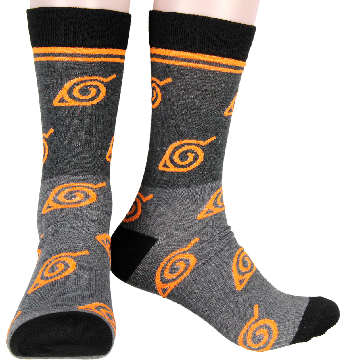 Naruto Shippuden Socks Uchiha Akatsuki Uzumaki Clan 5 Pack Adult Crew Socks