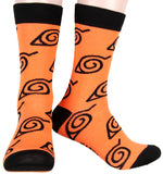 Naruto Shippuden Socks Uchiha Akatsuki Uzumaki Clan 5 Pack Adult Crew Socks