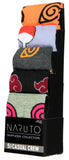 Naruto Shippuden Socks Uchiha Akatsuki Uzumaki Clan 5 Pack Adult Crew Socks