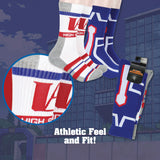 My Hero Academia Socks UA High Design 2 Pack Athletic Adult Crew Socks