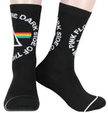 Pink Floyd Socks Adult Dark Side Of The Moon 2 Pair Athletic Crew Socks