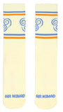 Avatar The Last Airbender Aang Tattoo Men's 2 Pack Athletic Adult Crew Socks
