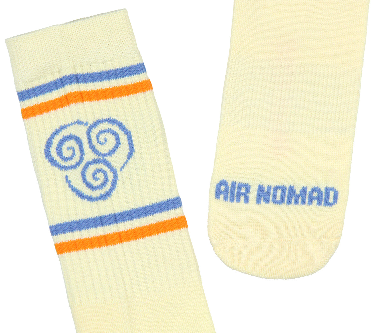 Avatar The Last Airbender Aang Tattoo Men's 2 Pack Athletic Adult Crew Socks