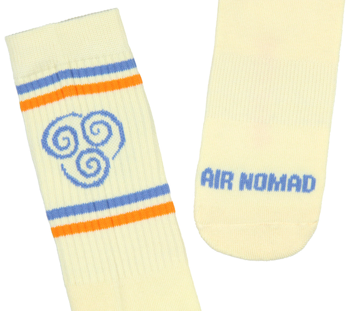 Avatar The Last Airbender Aang Tattoo Men's 2 Pack Athletic Adult Crew Socks