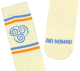 Avatar The Last Airbender Aang Tattoo Men's 2 Pack Athletic Adult Crew Socks