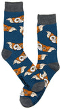 Gremlins Men's Socks Movie Gizmo and Stripe Character 2 Pack Crew Socks