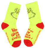 Dr. Seuss GRINCH Kids Socks 2 Pairs Athletic Crew Socks For Kids