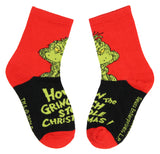 Dr. Seuss GRINCH Kids Socks 2 Pairs Athletic Crew Socks For Kids