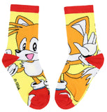 Sega Sonic The Hedgehog Boys' Socks Tails And Sonic 2 Pairs Athletic Crew Socks