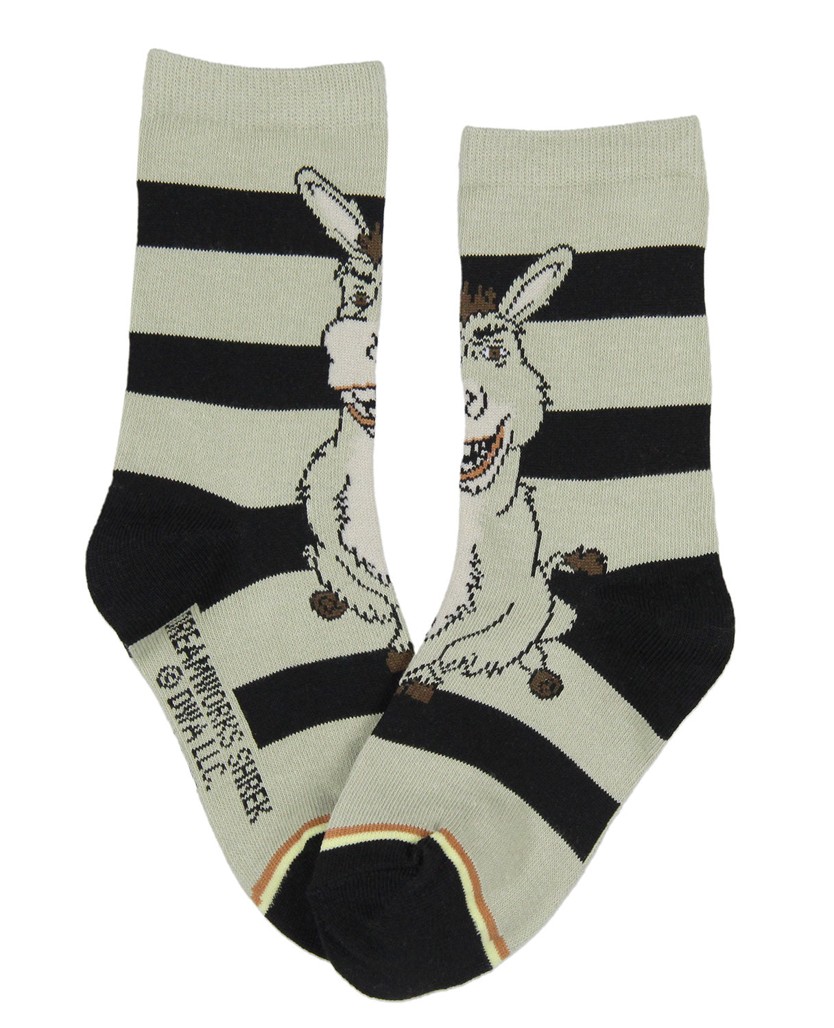 Shrek Boys' Socks Donkey And Shrek 2 Pairs Kids Athletic Crew Socks