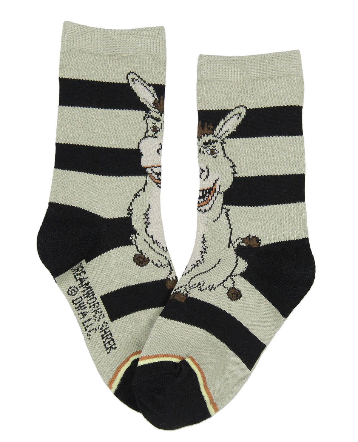 Shrek Boys' Socks Donkey And Shrek 2 Pairs Kids Athletic Crew Socks