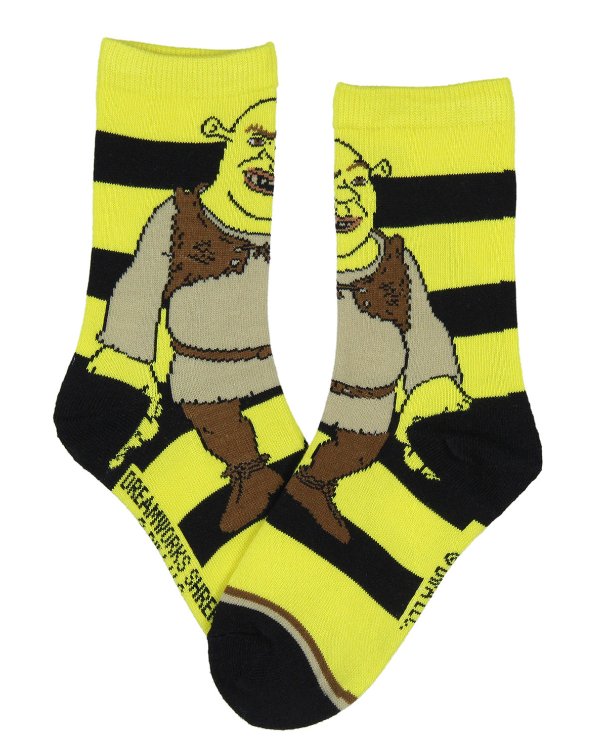 Shrek Boys' Socks Donkey And Shrek 2 Pairs Kids Athletic Crew Socks