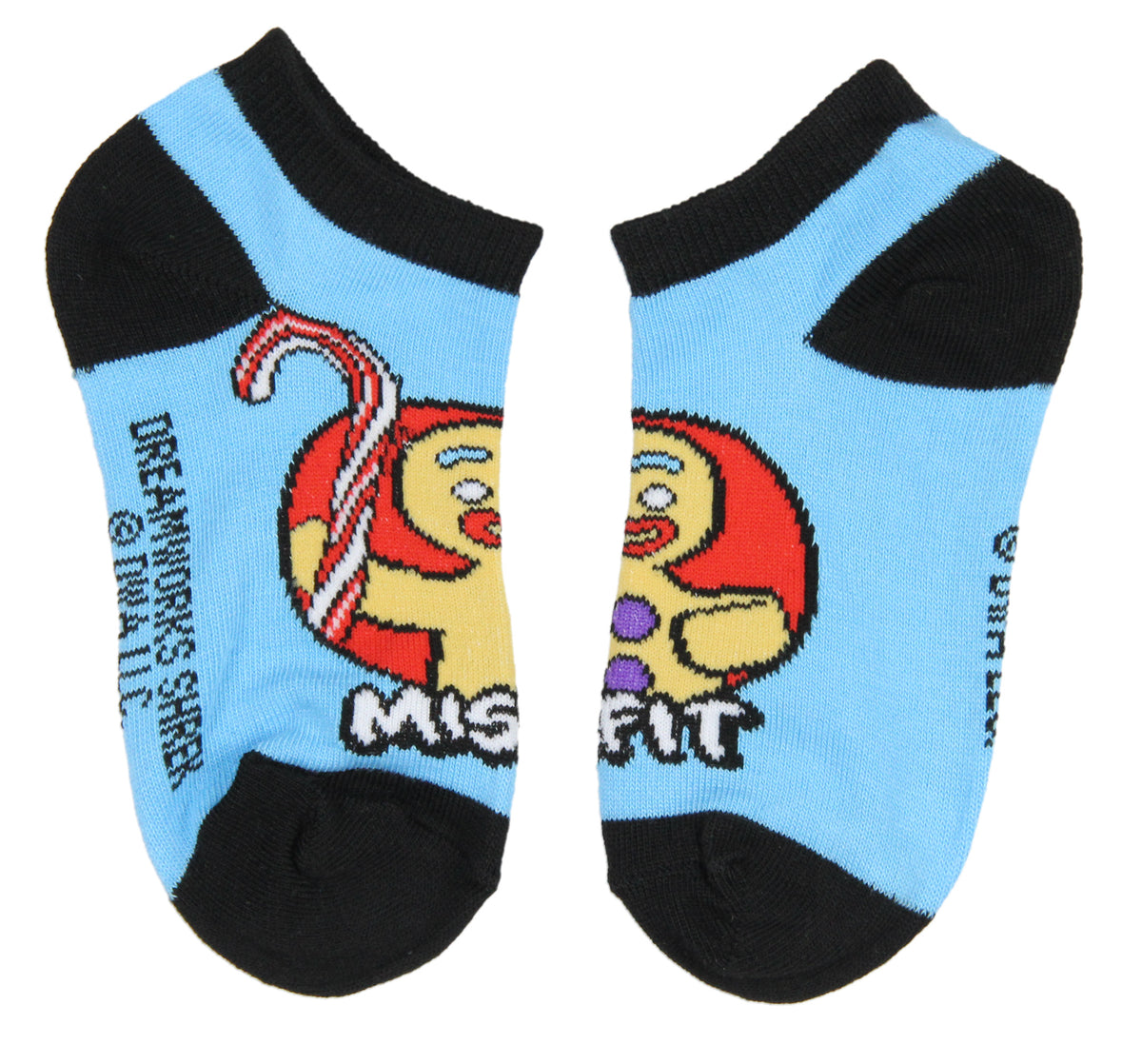 Shrek Boys' Socks Character Designs 4 Pairs Kids No Show Ankle Socks