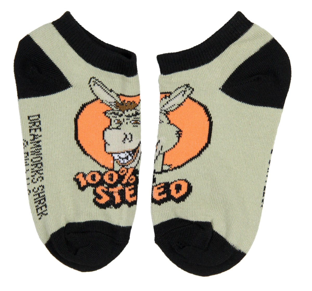 Shrek Boys' Socks Character Designs 4 Pairs Kids No Show Ankle Socks
