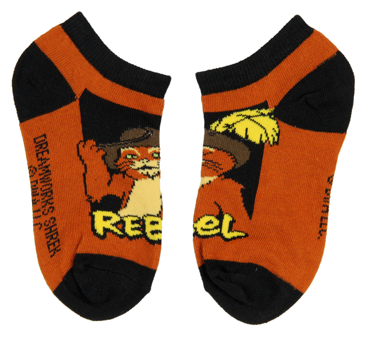 Shrek Boys' Socks Character Designs 4 Pairs Kids No Show Ankle Socks