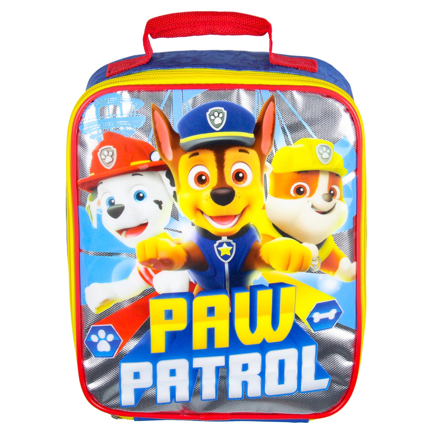 Paw Patrol Lunch Box Chase Marshall Rubble Rectangular Lunch Bag Tote 10" - Seven Times Six