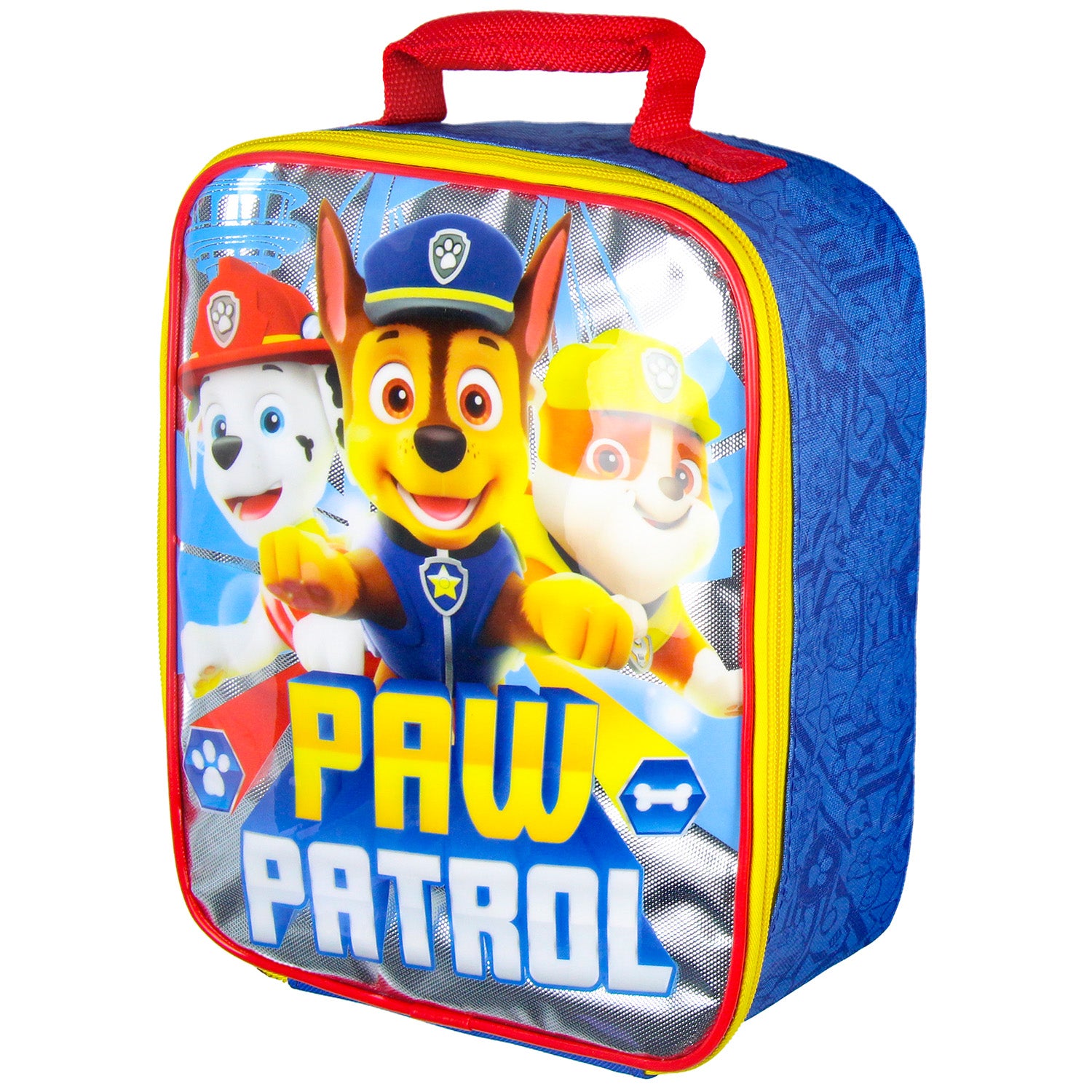 Paw Patrol Lunch Box Chase Marshall Rubble Rectangular Lunch Bag Tote 10" - Seven Times Six