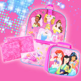 Disney Princess 16 inch Backpack for Girls 5 Piece School Lunch Box Set