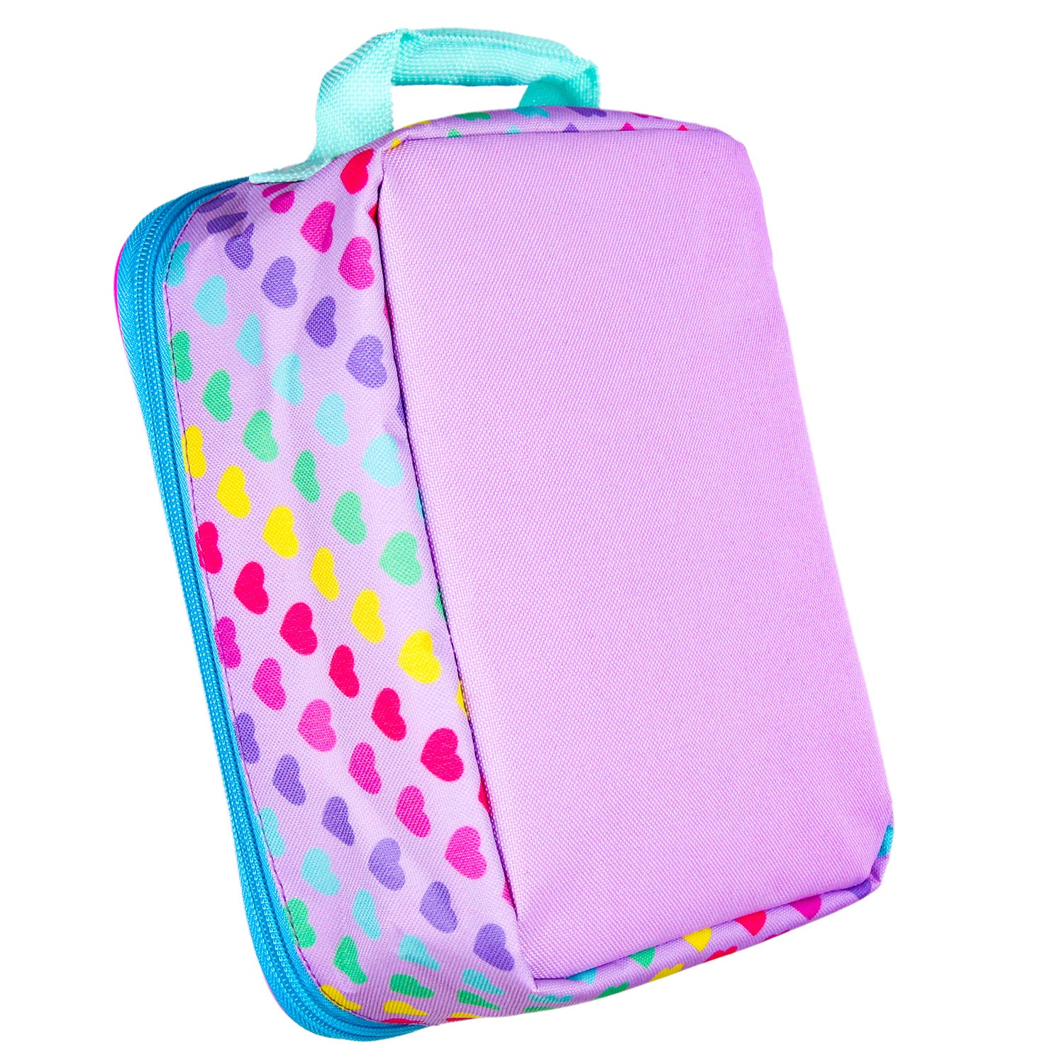 Care Bears Lunch Tote Clear Design With Iridescent Underlay Lunch Bag Box 10"