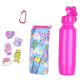 Carebears Caring Is Magic 16" Backpack Lunch Tote Water Bottle 5 Pc Mega Set